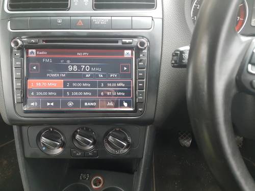 VW Polo 6 (2010 - 2014) Navigation unit, 8 inch GPS DVD, FREE Maps & Reverse Camera